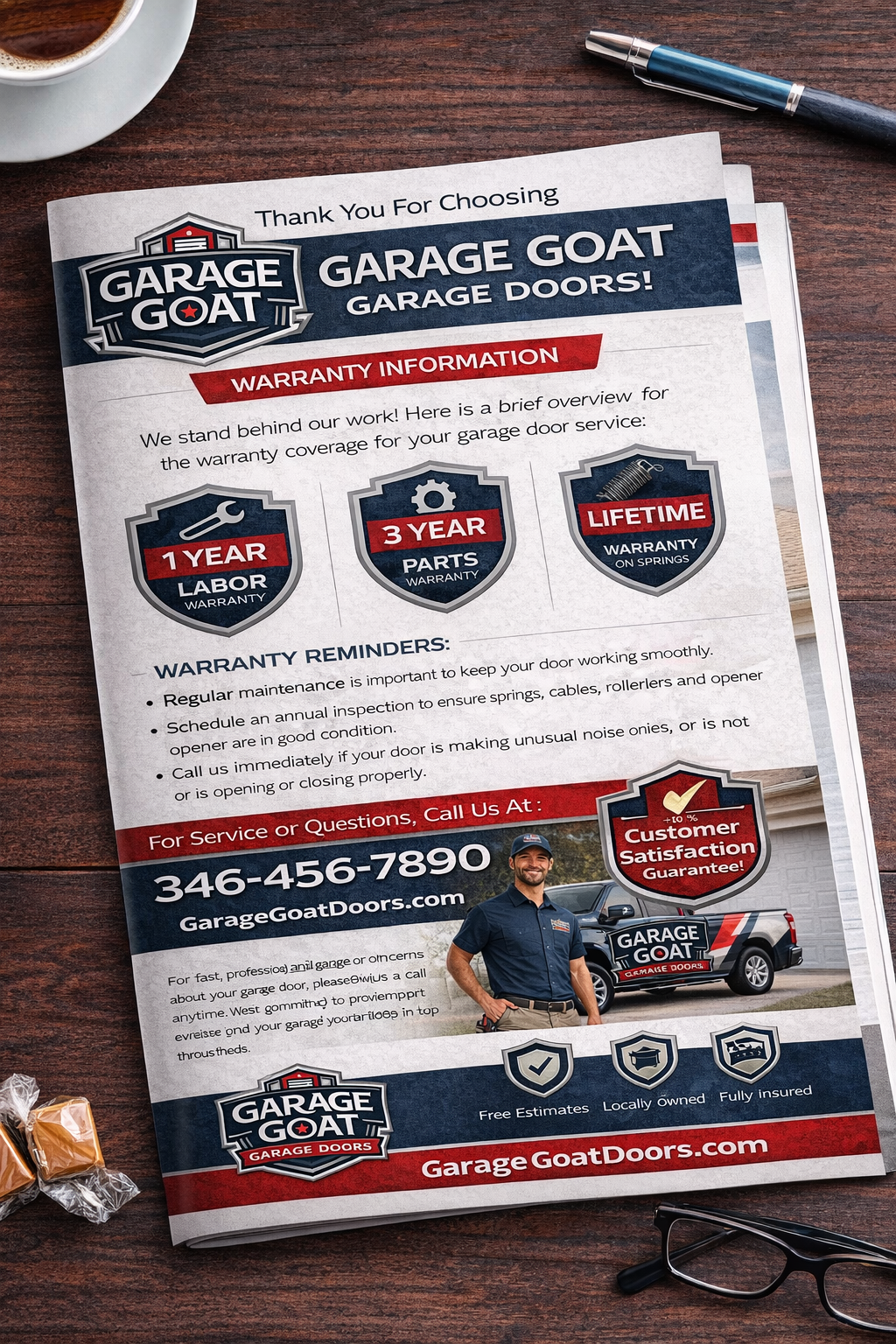 Garage Goat Warranty Information